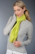 Cashmere & Silk accessories shawls scarva lime punch 170x25cm